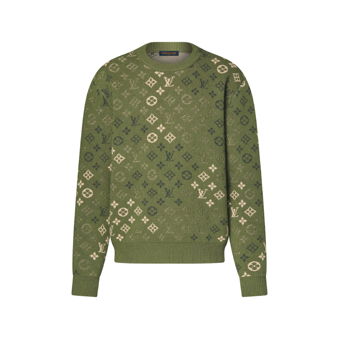 ◆LOUIS VUITTON◆ 長袖カットソー/緩めカジュアル/カーキ/Ｓ Pulôver Monogram - Ready-to-Wear | LOUIS VUITTON ®